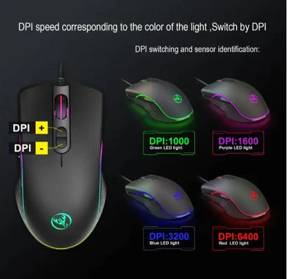 Glow Tech Gaming Mouse - Electro Euphoria
