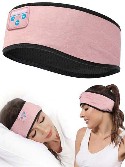 Sleepbeauty Sleep - Headphones - Wireless - Bluetooth - Headband - Comfy Sleeping Eye Mask Headphones Headset Sport Headband Earbuds Electronics Tech Gadgets Christmas Birthday Gifts for Women Men Running - Electro Euphoria