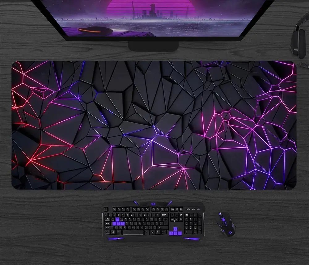 Tech Pattern Mouse Pad - Electro Euphoria