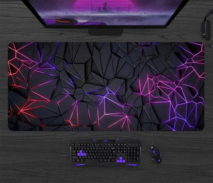 Tech Pattern Mouse Pad - Electro Euphoria
