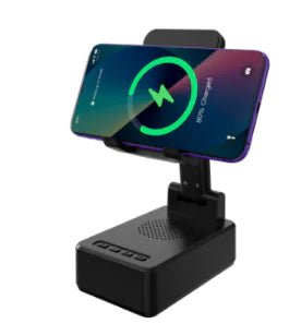 Tech Trio: Charger, Speaker, and Stand (One Piece) - Electro Euphoria